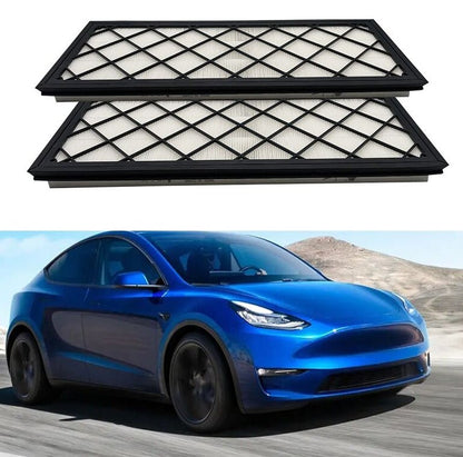 External HEPA & CARBON Filters for Tesla Model Y 2022 - 2025 & Model Y+ Juniper - Car Air Purifier Filter - 99% Efficiency, 0.3 Micron, Captures Dust, Allergens & Odors - TESLARY Tesla Shop Accessories Europe Nederlands Dublin Cork Ireland Deutschland Espana Alicante France Italia