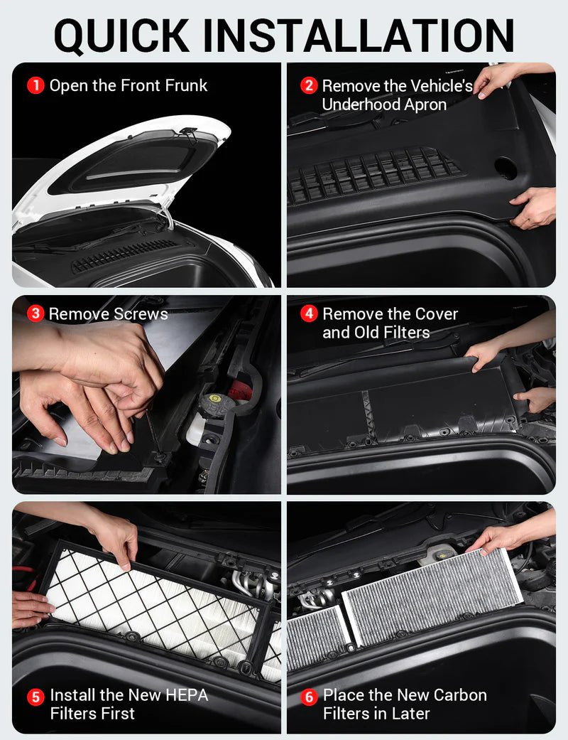 Tesla Model Y Replacement External Hepa Air Filters Juniper from Europes Teslary.eu Ireland Nederlands Deutschland Esopana