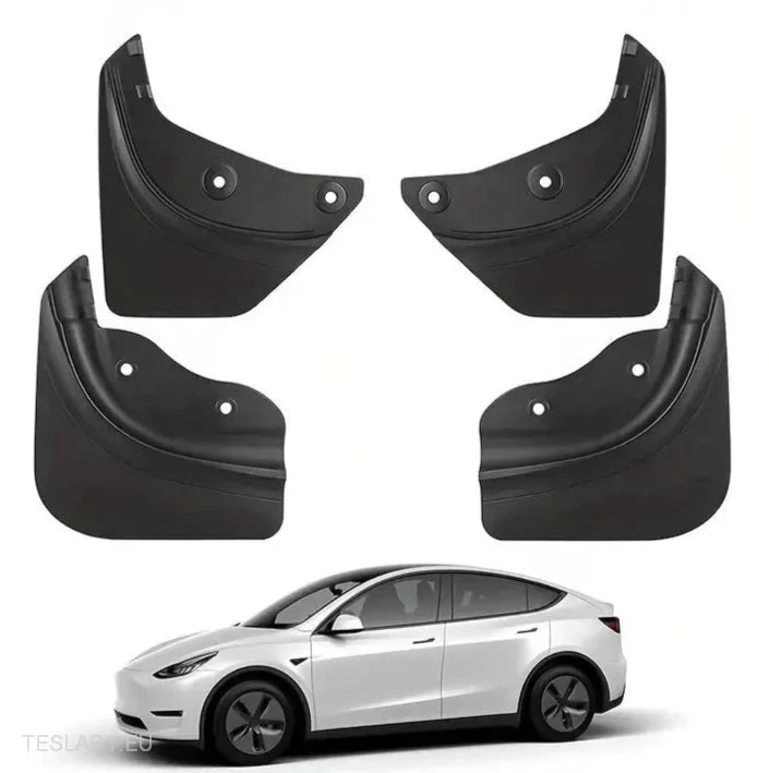 Tesla Model Y Mud Flaps / Splash Guards - Tesla Shop Europe - TESLARY.IE Ireland - France boutique- Deutschland Geschäft- España comercio - Nederland winkel- TESLARY.IE