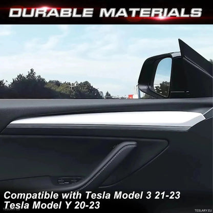 Internal Door Side Trims Tesla 3/Y - TESLARY Tesla Shop Accessories Europe Nederlands Ireland Deutschland Espana Alicante France Italia
