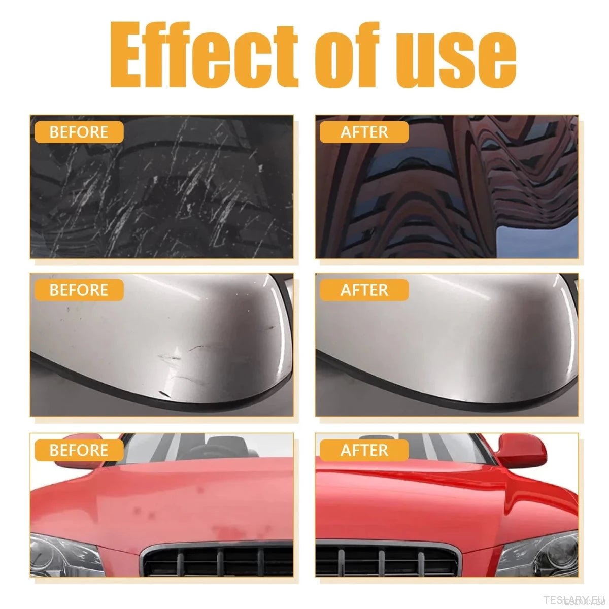 Nano Car Scratch Remover Paste: Deep Repair & Paint Restorer, Waterproof UV Shield, No Polishing Required, Safe for All Colors - TESLARY Tesla Shop Accessories Europe Nederlands Ireland Deutschland Espana Alicante France Italia