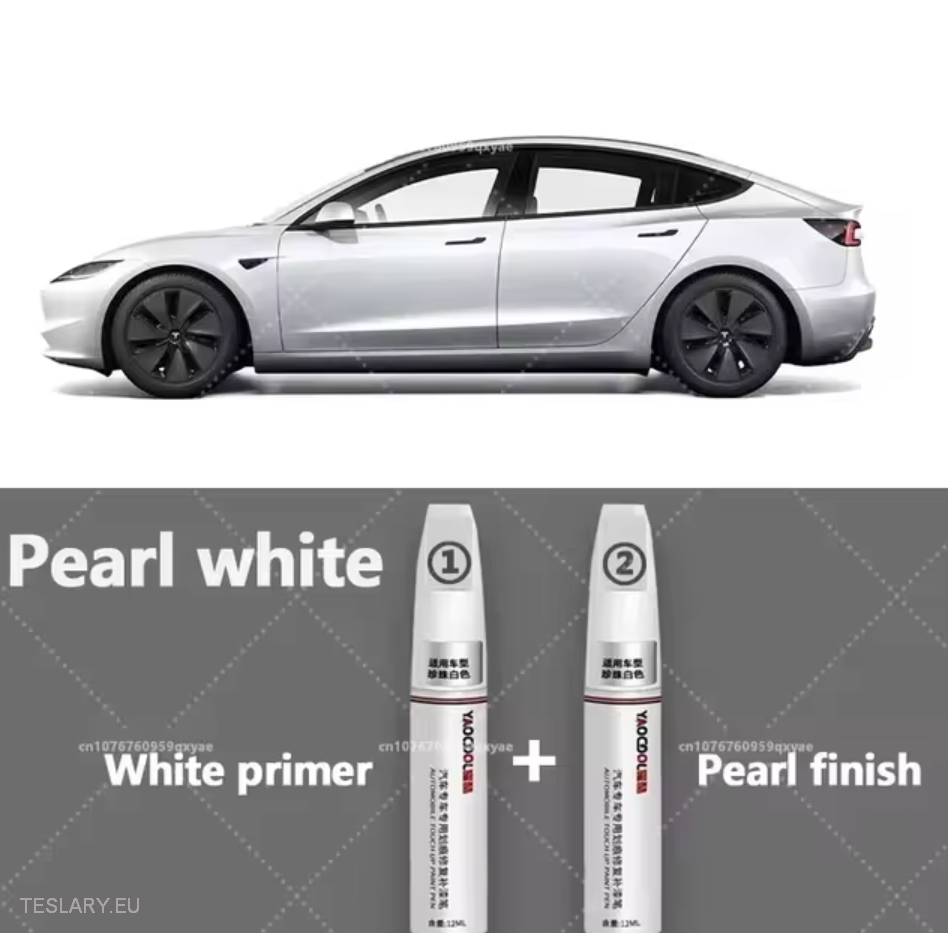 Paint Touch Up Pens in Tesla Colours 12ml -TESLARY.IE Tesla Shop Europe