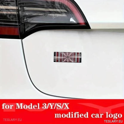 Logo -ul „Plaid” 3D Stilul cupolei Decal 11cm x 4cm