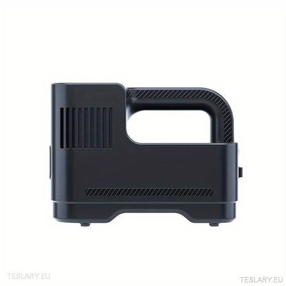 Portable 12 Volt Compressor with Digital Readout - TESLARY Tesla Shop Accessories Europe Nederlands Ireland Deutschland Espana Alicante France Italia