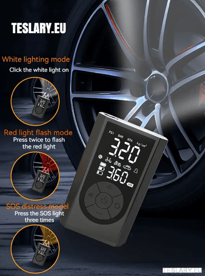 Portable Battery Powered Tyre Compressor  for Tesla Model 3 Y S X - 2000Mah