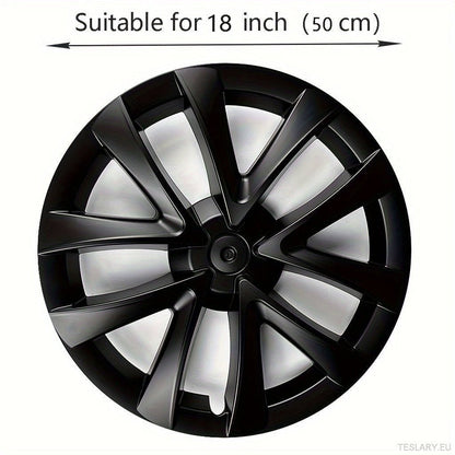 Premium 18 - inch Fully Enveloped Arachnid Hubcaps In Durable ABS Material For 2019 - 2023 Tesla Model 3 - TESLARY Tesla Shop Accessories Europe Nederlands Ireland Deutschland Espana Alicante France Italia