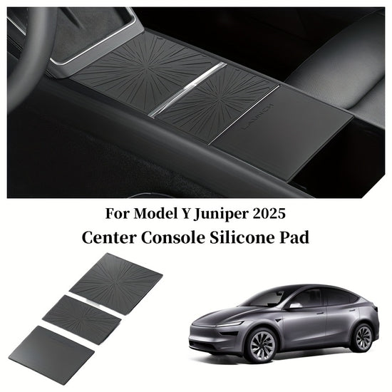 Tesla for Model Y JuniperLaunch 2025 Silicone Center Console Protector AntiSlip and WearResistant Dashboard Cover Car Interior Accessory Vehicle Interior Upgrade