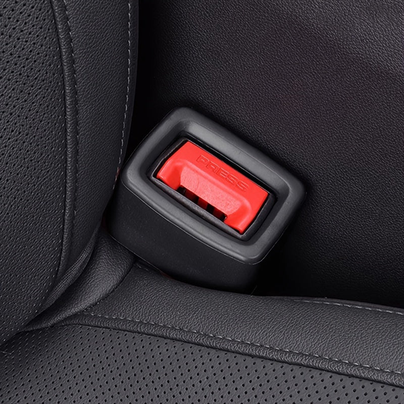 Premium PVC Car Seat Belt Socket Protector  Fit AntiCollision  Scratch Guard for Interior Upgrade
