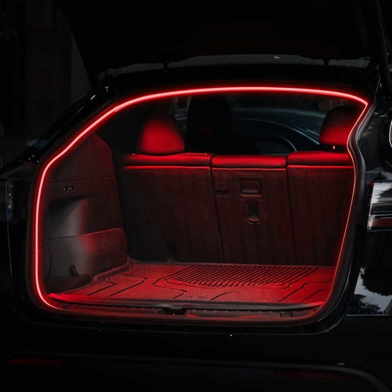 TESLA MODEL Y TRUNK STRIP LED IN RED   12 VOLT WITH CONNECTOR