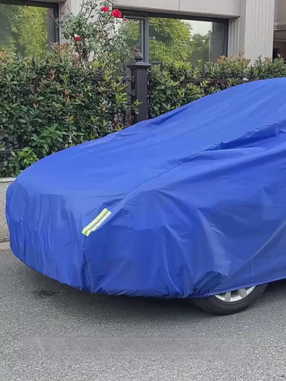 Binnen/buiten universele 4,9 m autoverekking/beschermer - zwart