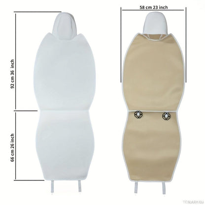 Protective Front Seat Covers for Tesla Model 3 / Y in Black or White - TESLARY Tesla Shop Accessories Europe Nederlands Ireland Deutschland Espana Alicante France Italia