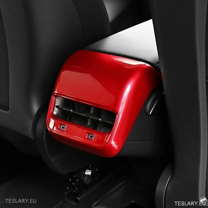 Rear Air Vent Covers for Tesla Model 3/Y - TESLARY Tesla Shop Accessories Europe Nederlands Dublin Cork Ireland Deutschland Espana Alicante France Italia