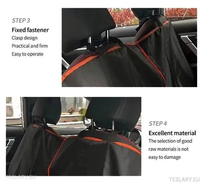 Dog Car Seat Cover for Back Seat Suitable for Tesla 3 , Y & S - TESLARY Tesla Shop Accessories Europe Nederlands Ireland Deutschland Espana Alicante France Italia