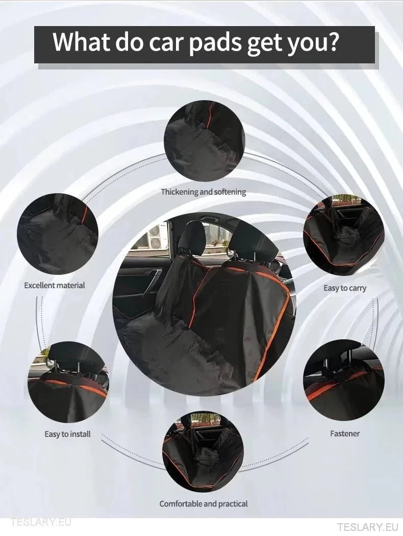 Dog Car Seat Cover for Back Seat Suitable for Tesla 3 , Y & S - TESLARY Tesla Shop Accessories Europe Nederlands Ireland Deutschland Espana Alicante France Italia