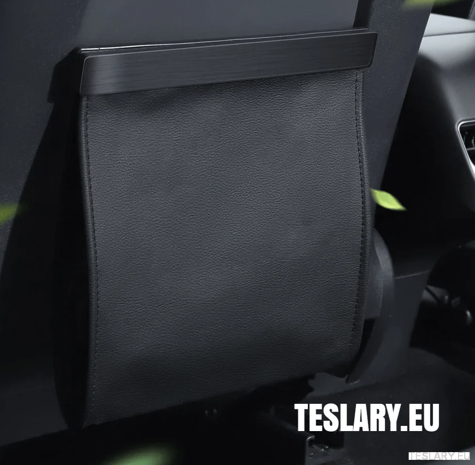 Seat Back Storage / Bag PU Leather with Led Light & Magnetic Lock - TESLARY Tesla Shop Accessories Europe Nederlands Ireland Deutschland Espana Alicante France Italia