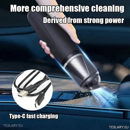 Slim & Powerful Wireless Vacuum Lithium Ion Powered - TESLARY Tesla Shop Accessories Europe Nederlands Ireland Deutschland Espana Alicante France Italia
