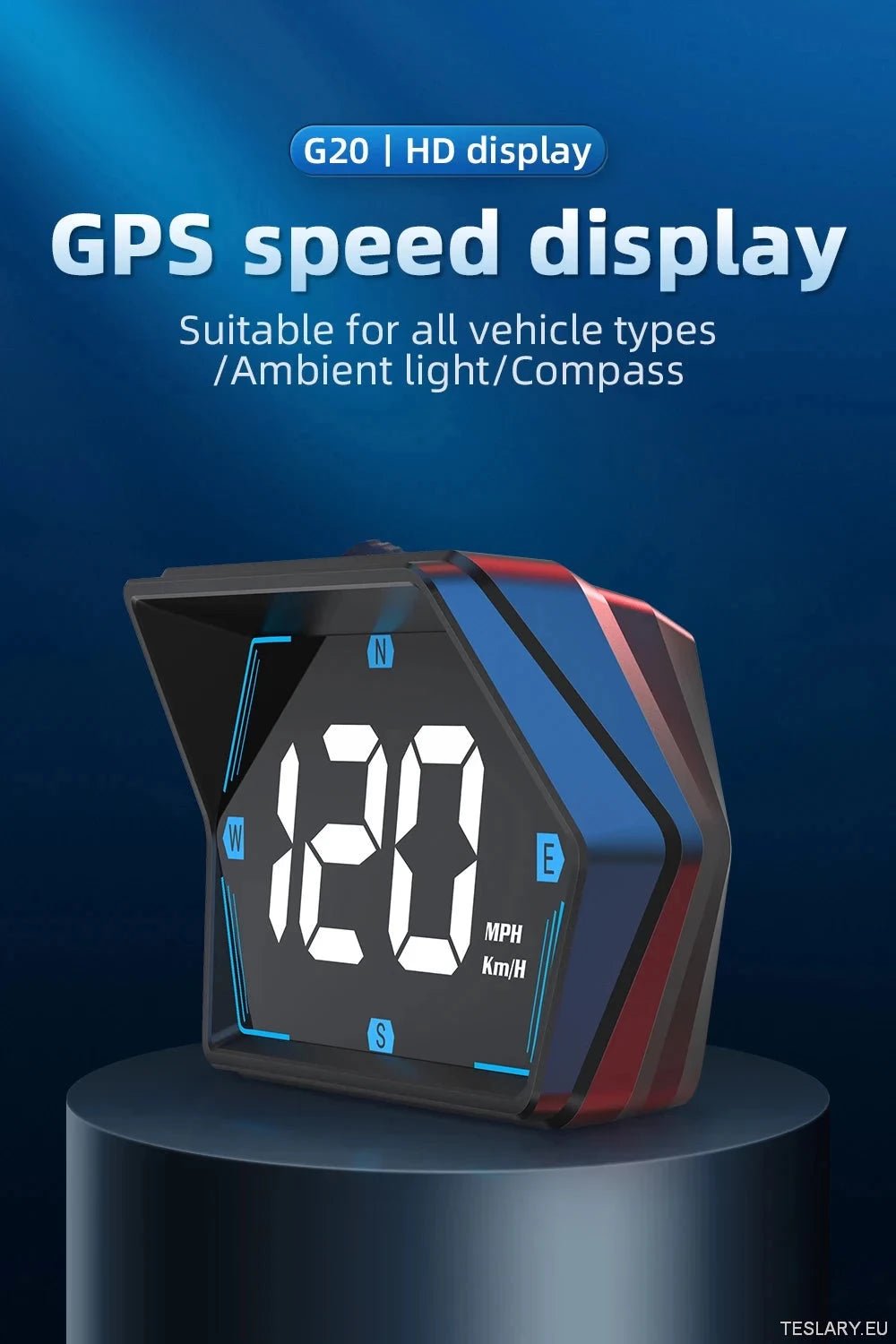 SmartDrive 2024: Advanced Car HUD with GPS & Safety Alerts - TESLARY Tesla Shop Accessories Europe Nederlands Dublin Cork Ireland Deutschland Espana Alicante France Italia