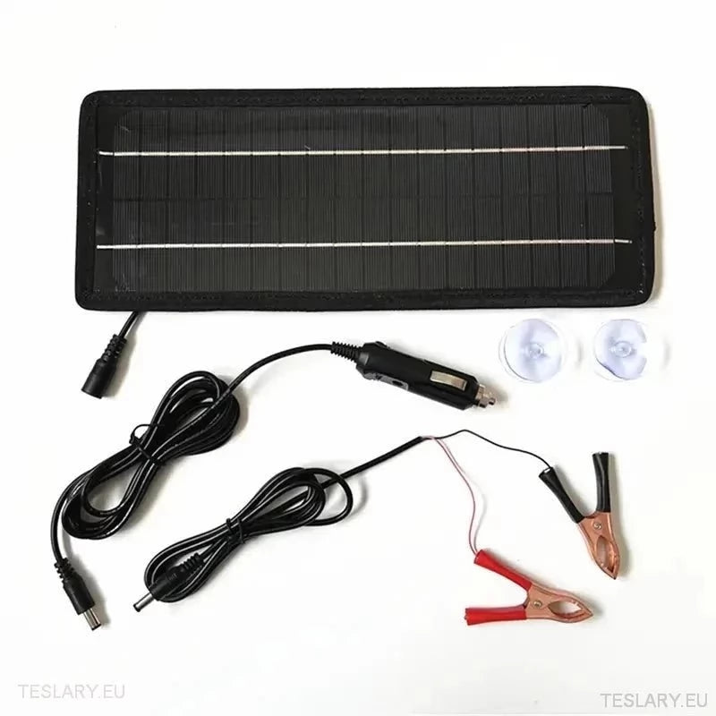 Solar Dickle Charger voor Tesla EV 12 Volt -batterij