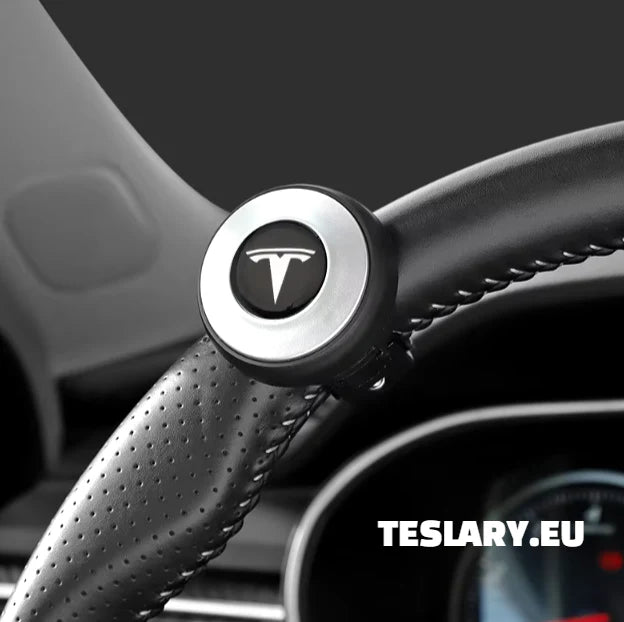 Steering Wheel Non Slip Single Hand Control Booster for Tesla Y S X 3 with Logo