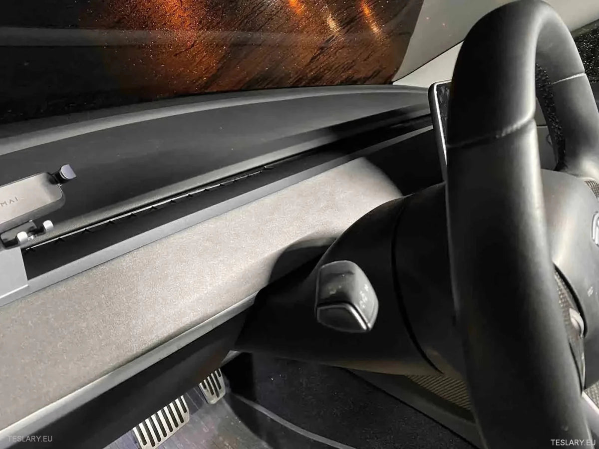 Suede Dashboard Cover with Door Panel Inserts for Tesla 3/Y - TESLARY Tesla Shop Accessories Europe Nederlands Ireland Deutschland Espana Alicante France Italia