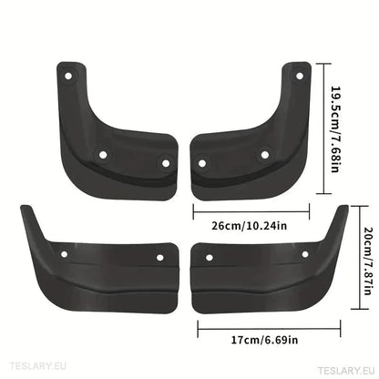 Tesla 3 Highland Anti Splash Fender Liners ( Mud Flaps ) - TESLARY Tesla Shop Accessories Europe Nederlands Ireland Deutschland Espana Alicante France Italia