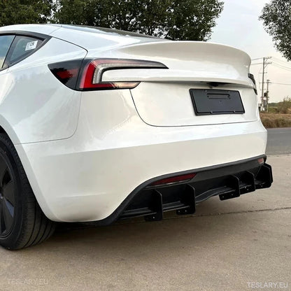 Tesla 3 Highland Rear Bumper Diffuser Body Kit - TESLARY Tesla Shop Accessories Europe Nederlands Dublin Cork Ireland Deutschland Espana Alicante France Italia
