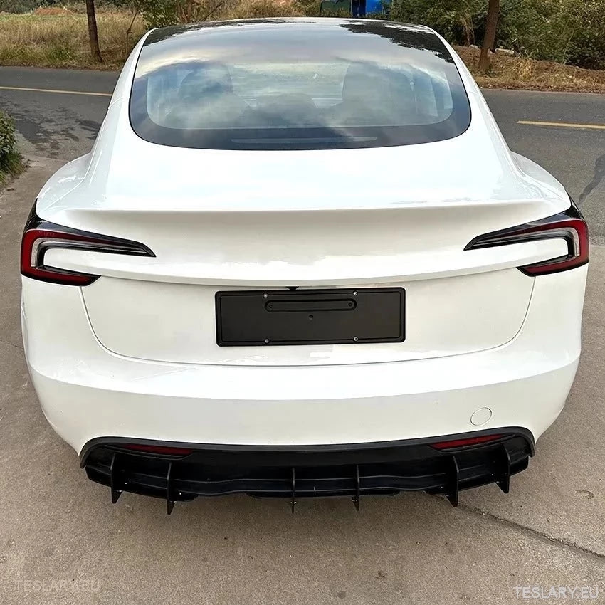 Tesla 3 Highland Rear Bumper Diffuser Body Kit - TESLARY Tesla Shop Accessories Europe Nederlands Ireland Deutschland Espana Alicante France Italia