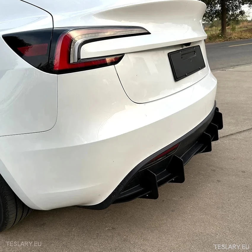 Tesla 3 Highland Rear Bumper Diffuser Body Kit - TESLARY Tesla Shop Accessories Europe Nederlands Ireland Deutschland Espana Alicante France Italia
