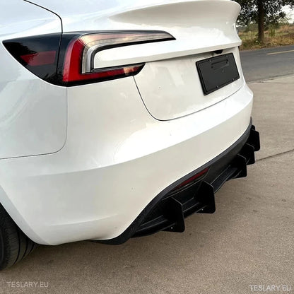 Tesla 3 Highland Rear Bumper Diffuser Body Kit - TESLARY Tesla Shop Accessories Europe Nederlands Ireland Deutschland Espana Alicante France Italia