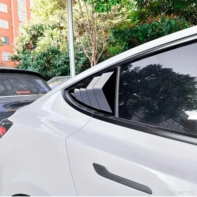 Tesla 3 Highland Sports Style Rear Side Windows Splitter ( 2 Pieces ) - TESLARY Tesla Shop Accessories Europe Nederlands Ireland Deutschland Espana Alicante France Italia