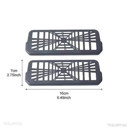 Tesla 3 Highland Under Seat Air Outlet Cover Plaid Style ( 2 Pieces ) - TESLARY Tesla Shop Accessories Europe Nederlands Ireland Deutschland Espana Alicante France Italia