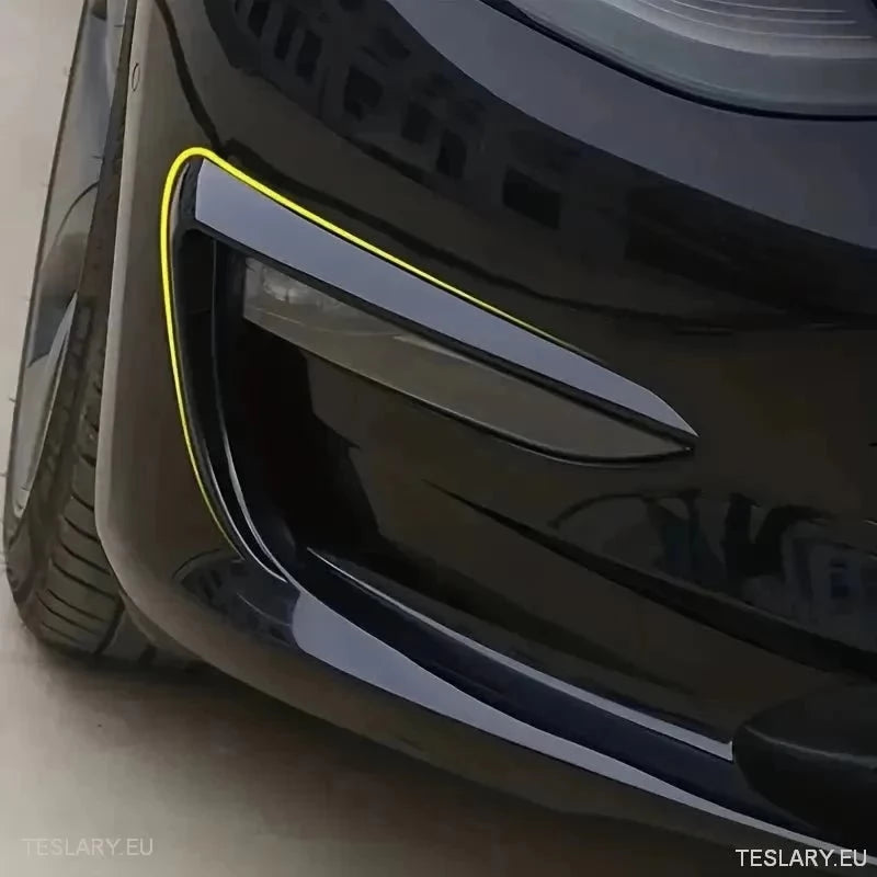 Tesla 3 logarskie światła rozdzielające wiatry - połysk czarny