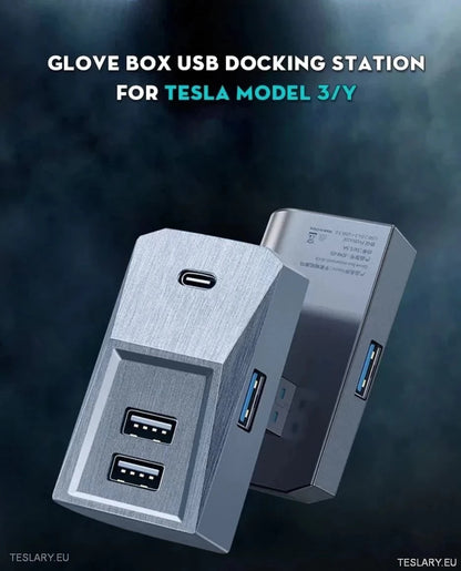 Tesla 3/Y Glove Box Stație de andocare (numai cu mașina stângă)