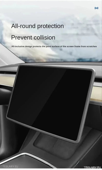 Tesla 3/Y Central Screen Silicon Edge Protector - TESLARY Tesla Shop Accessories Europe Nederlands Ireland Deutschland Espana Alicante France Italia