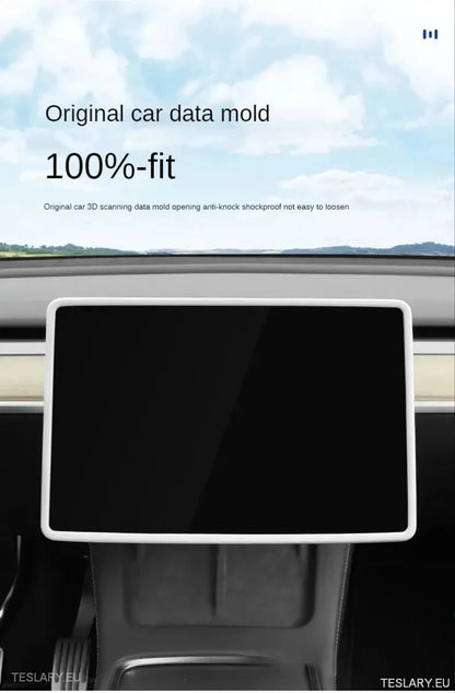 Tesla 3/Y Central Screen Silicon Edge Protector - TESLARY Tesla Shop Accessories Europe Nederlands Ireland Deutschland Espana Alicante France Italia