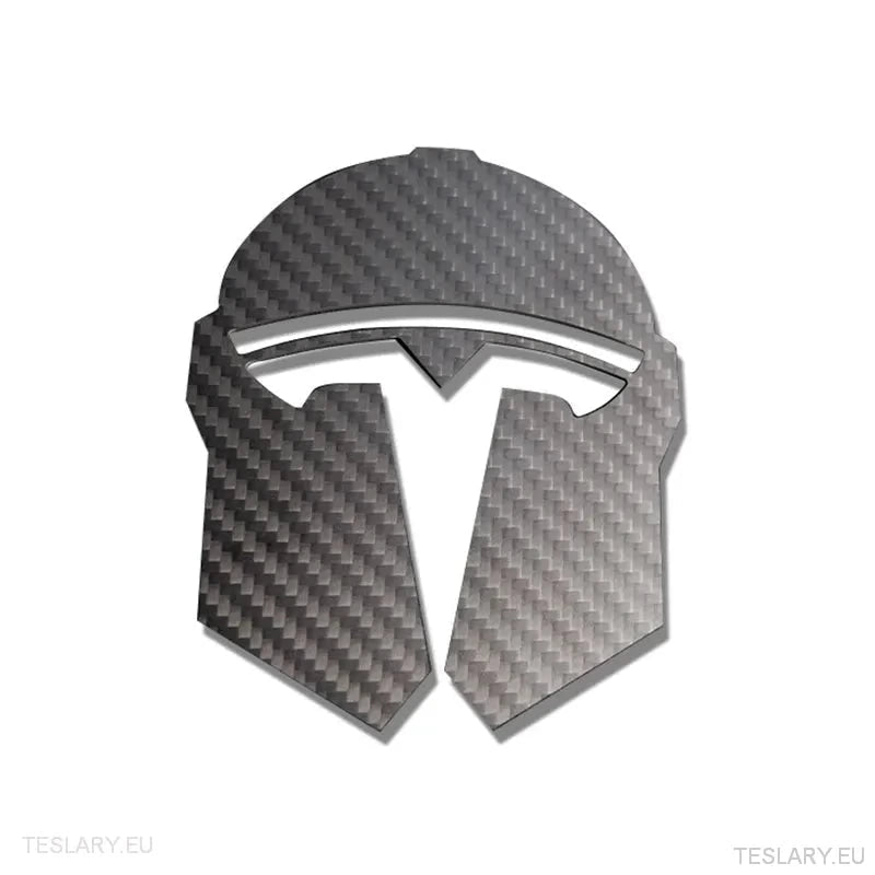 Tesla 3/Y Mandalorian Emblem Helmet Logo Design - TESLARY Tesla Shop Accessories Europe Nederlands Ireland Deutschland Espana Alicante France Italia