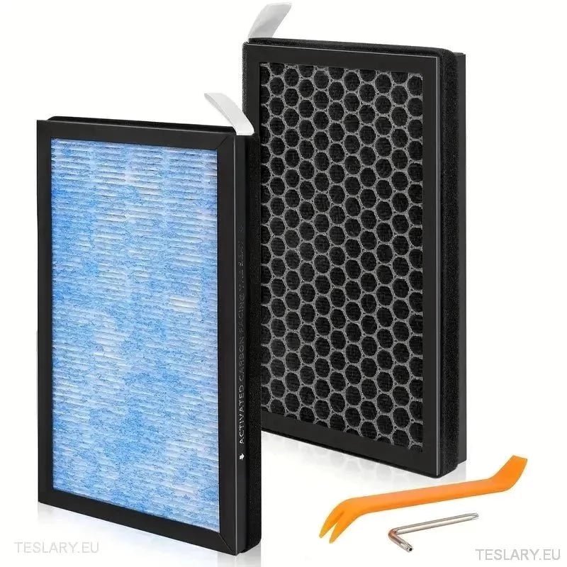 Tesla 3/Y Passenger Air Filter Replacement ( 2 Pieces ) - TESLARY Tesla Shop Accessories Europe Nederlands Ireland Deutschland Espana Alicante France Italia