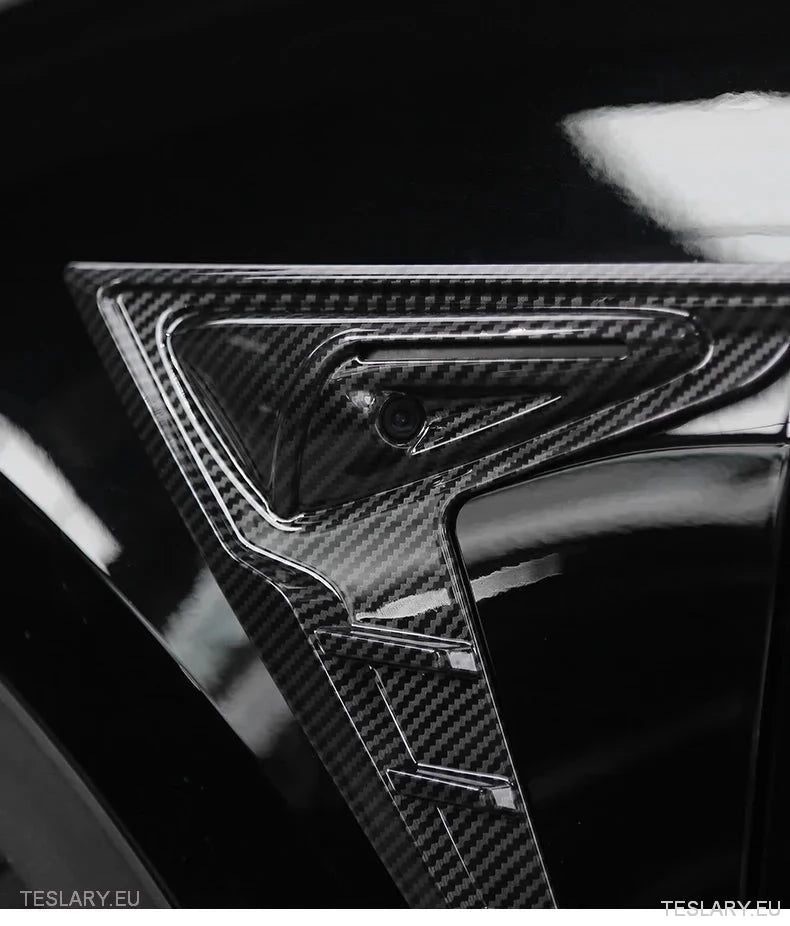 Tesla 3/Y Side Camera Thunder Wing Blade Design - TESLARY Tesla Shop Accessories Europe Nederlands Ireland Deutschland Espana Alicante France Italia