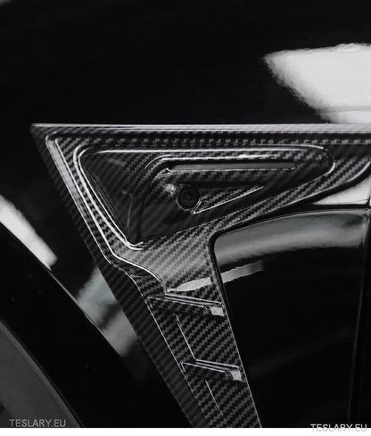 Tesla 3/Y Side Camera Thunder Wing Blade Design - TESLARY Tesla Shop Accessories Europe Nederlands Ireland Deutschland Espana Alicante France Italia