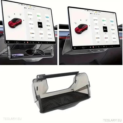 Tesla 3/Y Under Screen Storage Organiser - TESLARY Tesla Shop Accessories Europe Nederlands Ireland Deutschland Espana Alicante France Italia