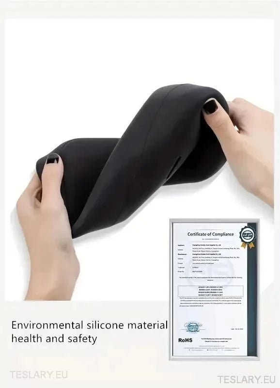 Tesla 3/Y/X/S Silicone Tissue Holder with Adjustable Strap - TESLARY Tesla Shop Accessories Europe Nederlands Ireland Deutschland Espana Alicante France Italia