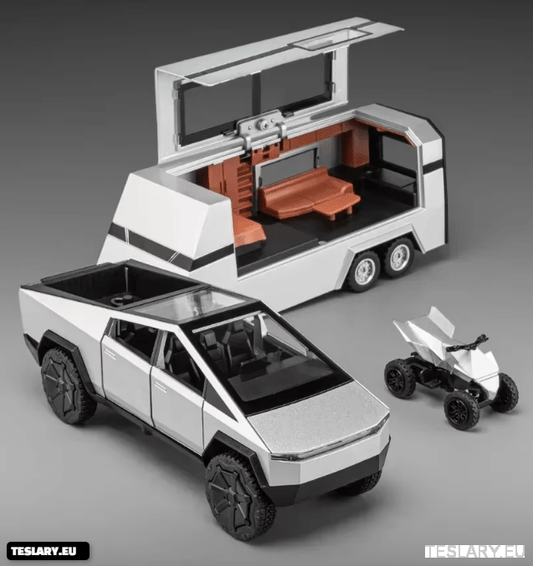 TESLA Cybertruck, Camping RVs,and Off - Road Vehicle 1:32 Scale Model - TESLARY Tesla Shop Accessories Europe Nederlands Dublin Cork Ireland Deutschland Espana Alicante France Italia