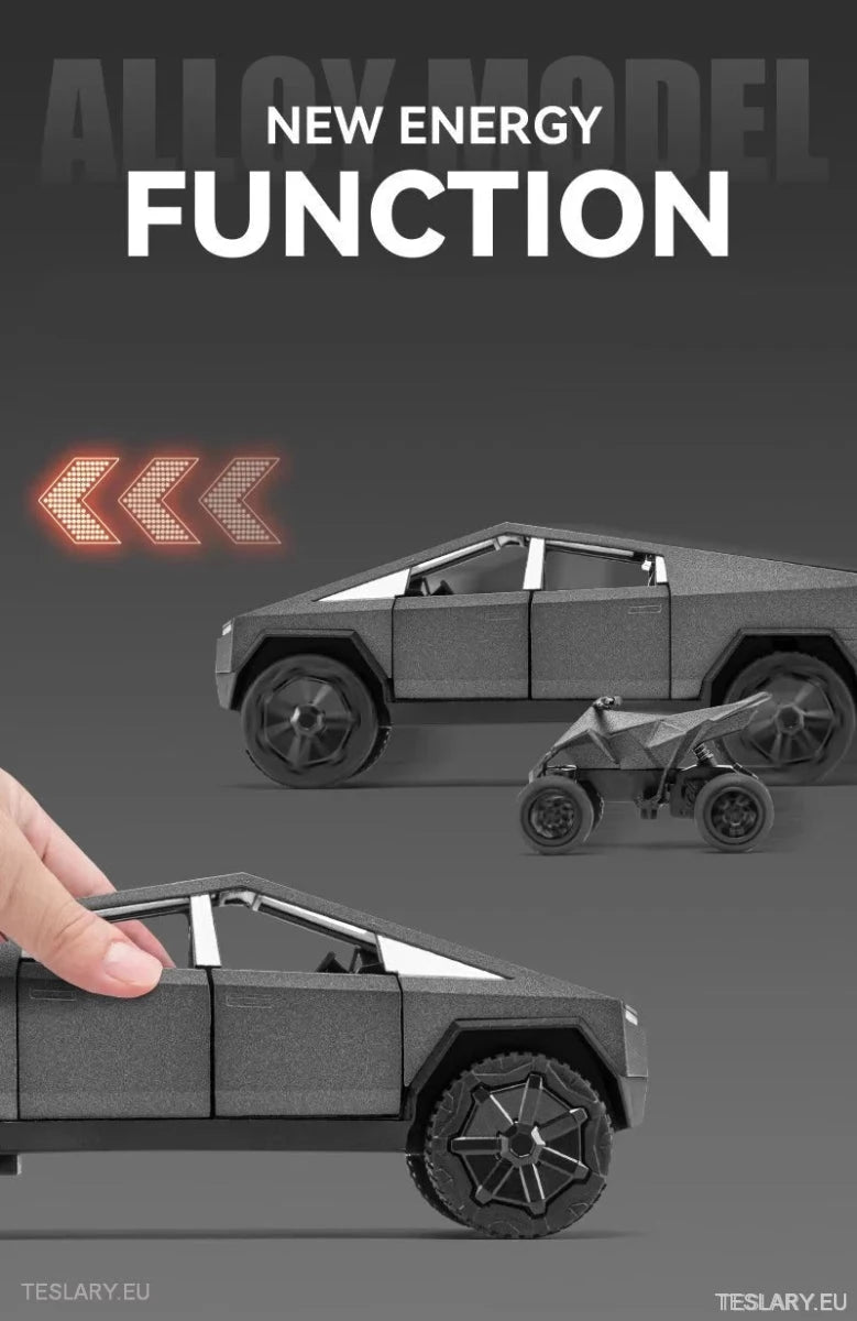Tesla Cybertruck Model Car 1:32 Unofficial Version - TESLARY Tesla Shop Accessories Europe Nederlands Ireland Deutschland Espana Alicante France Italia