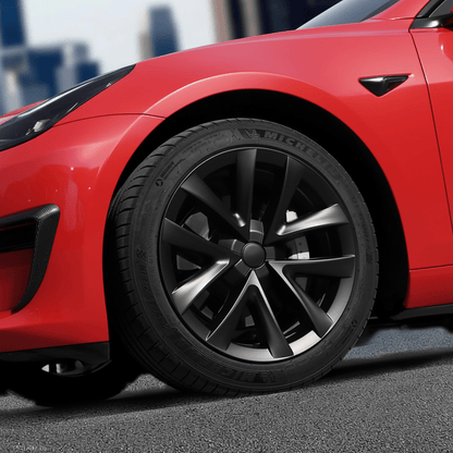 Tesla Model 3 18" Arachnid Style Wheel Covers - TESLARY Tesla Shop Accessories Europe Nederlands Dublin Cork Ireland Deutschland Espana Alicante France Italia