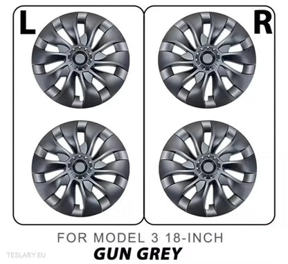 Tesla Model 3 18 "Unikalna wydajność S23 - Gun Metal Grey
