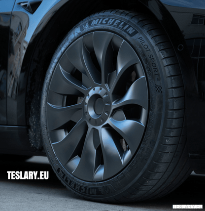 Tesla Model 3 18" UNIQUE S23 Performance - Gun Metal Grey - TESLARY Tesla Shop Accessories Europe Nederlands Ireland Deutschland Espana Alicante France Italia