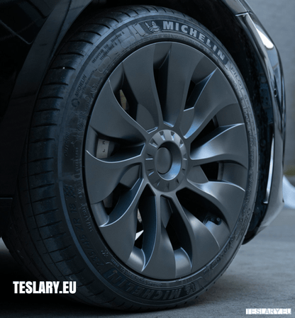 Tesla Model 3 18" UNIQUE S23 Performance - Gun Metal Grey - TESLARY Tesla Shop Accessories Europe Nederlands Ireland Deutschland Espana Alicante France Italia