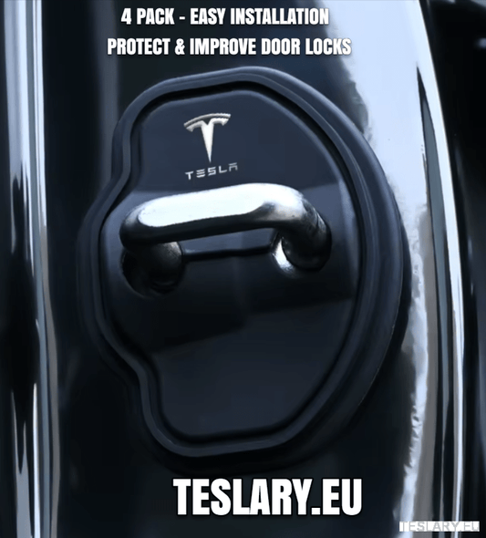Tesla Model 3 / 3+ Highland & Y Silicone Door Lock Protector with Logo - TESLARY Tesla Shop Accessories Europe Nederlands Dublin Cork Ireland Deutschland Espana Alicante France Italia