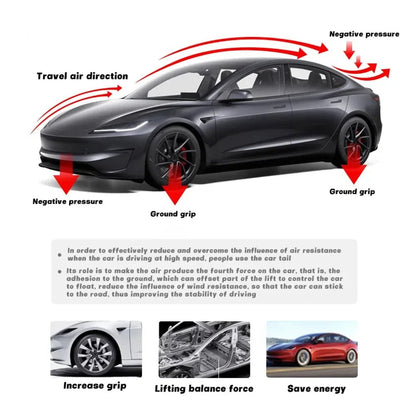 Tesla Model 3+ Highland 2024 Onwards 100% Real Carbon Fiber Rear Trunk Spoiler - TESLARY Tesla Shop Accessories Europe Nederlands Dublin Cork Ireland Deutschland Espana Alicante France Italia