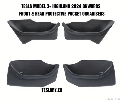 Tesla Model 3+ Highland , Model 3 & Model Y TPE Door Pocket Protectors - TESLARY Tesla Shop Accessories Europe Nederlands Ireland Deutschland Espana Alicante France Italia